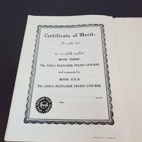 The Leila Fletcher Piano Course Book 3 (1950) Montgomery Music Buffalo NY - Picture 9 of 14